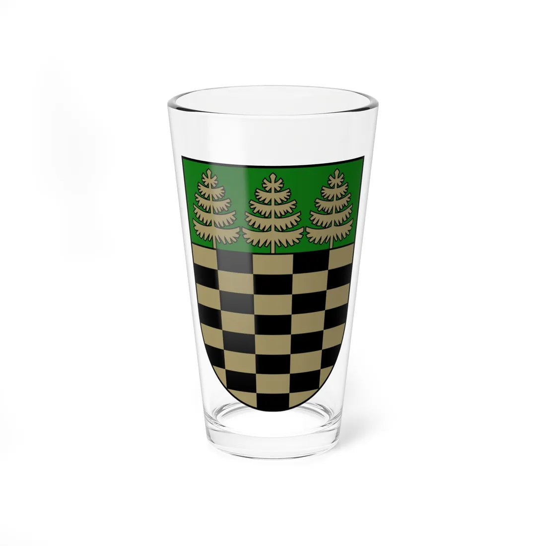 Seda COA (Latvia) (Coat of Arms) Pint Glass 16oz 16oz - Go Mug Yourself