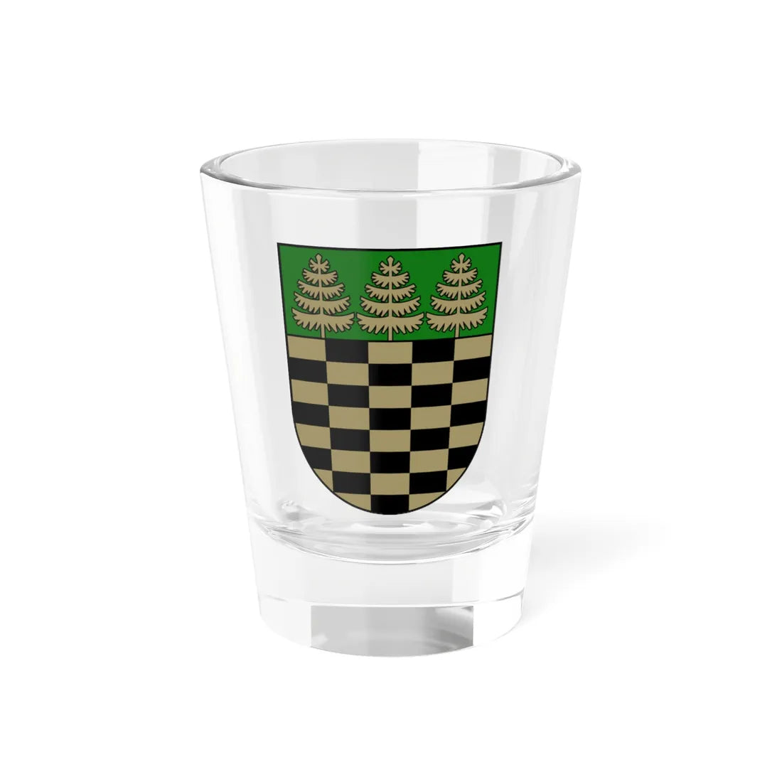 Seda COA (Latvia) (Coat of Arms) Shot Glass 1.5oz 1.5oz - Go Mug Yourself