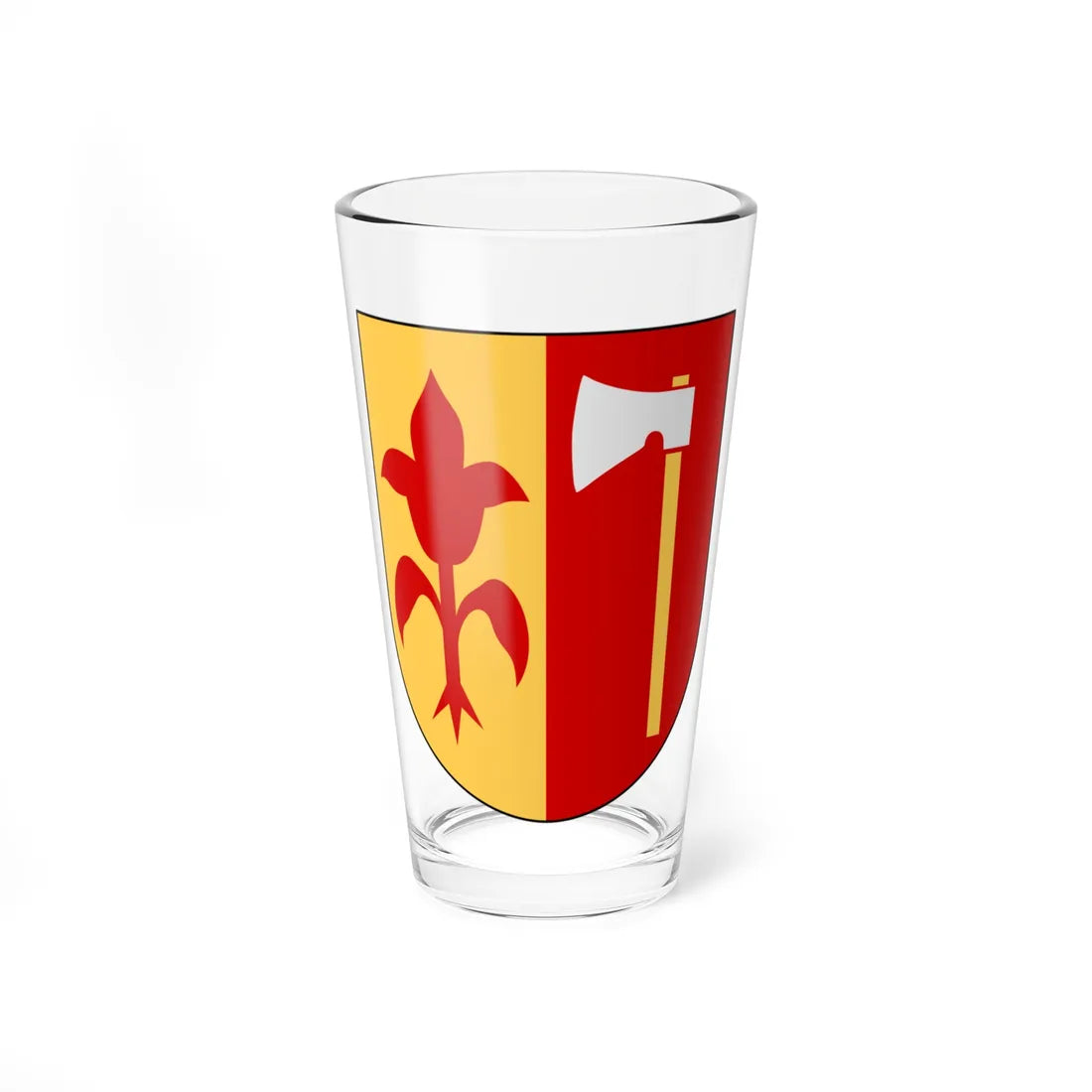 Åseda köping vapen (Sweden) (Coat of Arms) Pint Glass 16oz 16oz - Go Mug Yourself