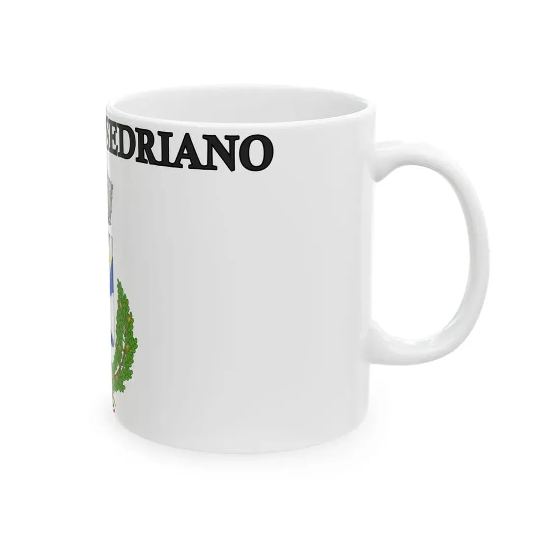Sedriano-Bandiera (Italy) White Coffee Mug - Go Mug Yourself