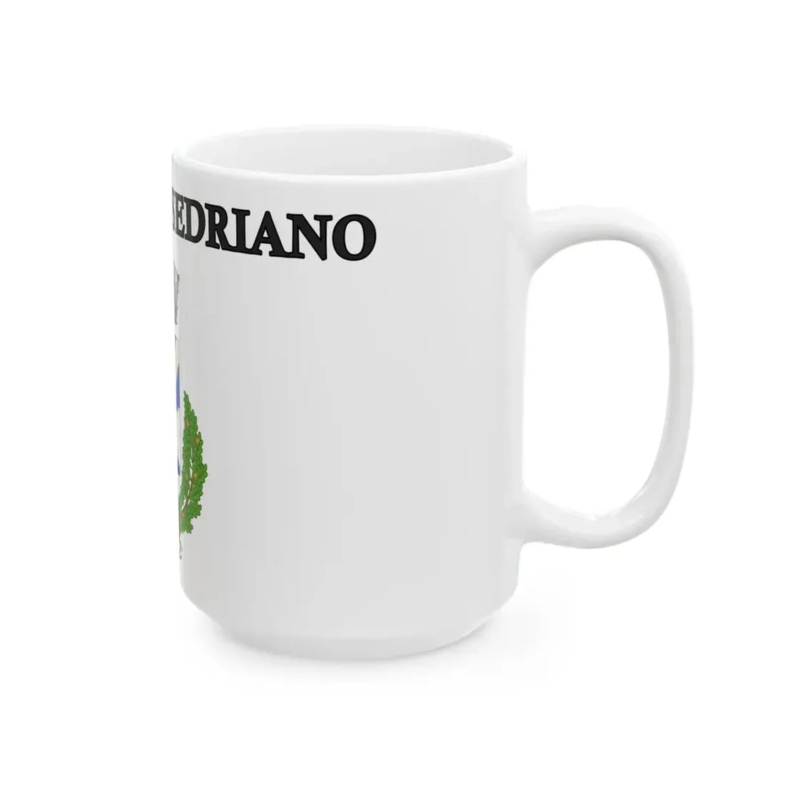 Sedriano-Bandiera (Italy) White Coffee Mug - Go Mug Yourself