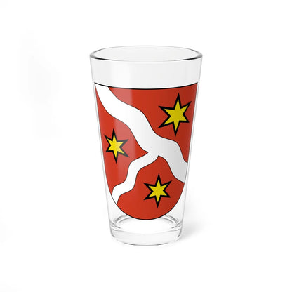Seebach-blazon (Switzerland) (Coat of Arms) Pint Glass 16oz 16oz - Go Mug Yourself