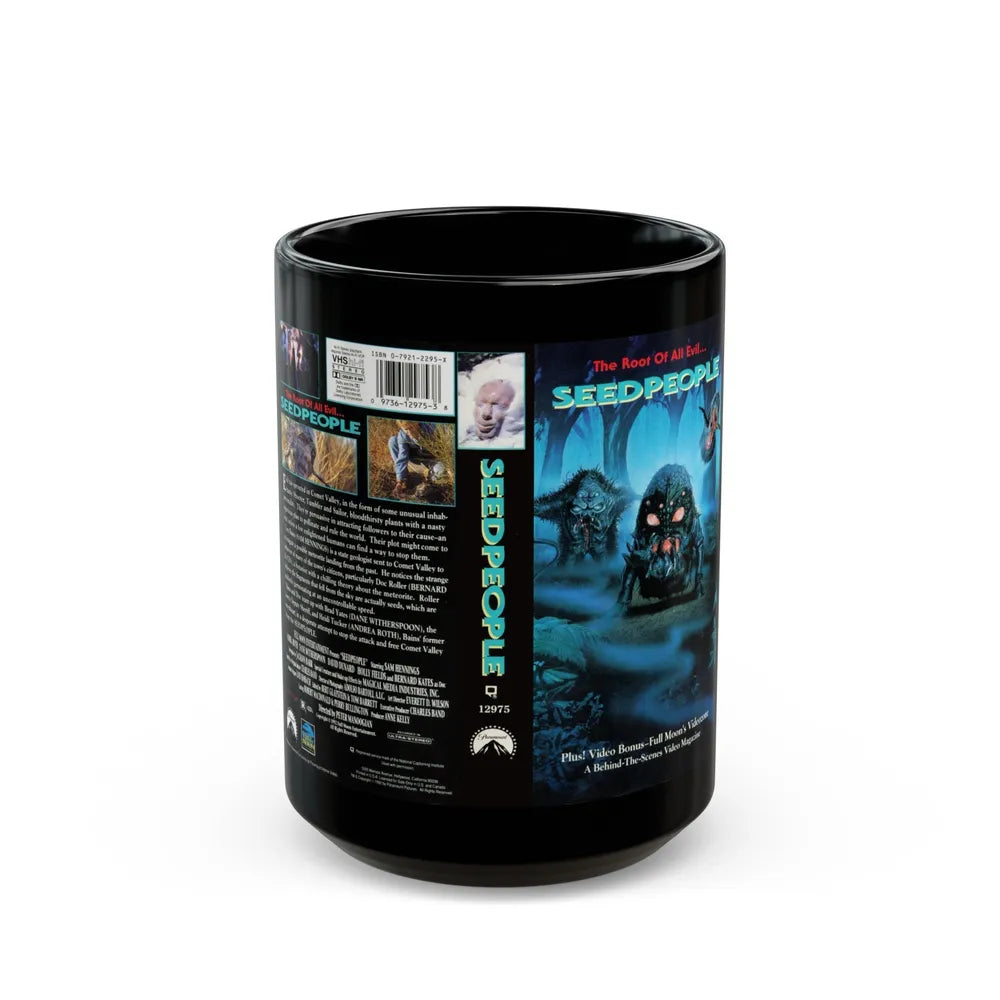 SEED PEOPLE (VHS COVER) - Black Coffee Mug-15oz-Go Mug Yourself