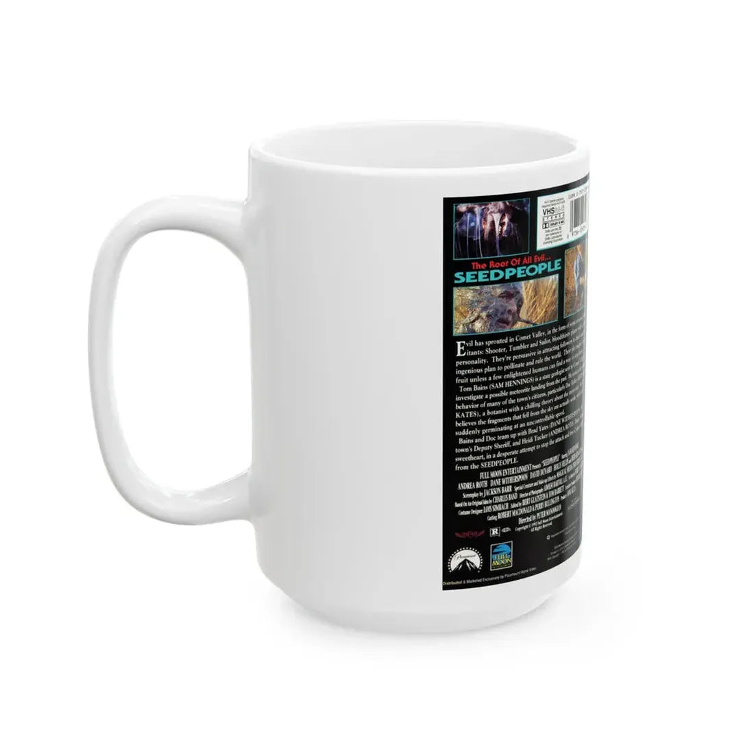 SEED PEOPLE (VHS COVER) - White Coffee Mug - Go Mug Yourself