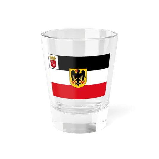 Seedienstflagge Bremen 1921 (Germany) Shot Glass 1.5oz 1.5oz - Go Mug Yourself