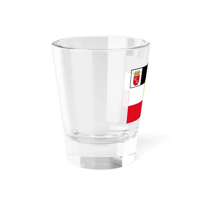 Seedienstflagge Bremen 1921 (Germany) Shot Glass 1.5oz - Go Mug Yourself