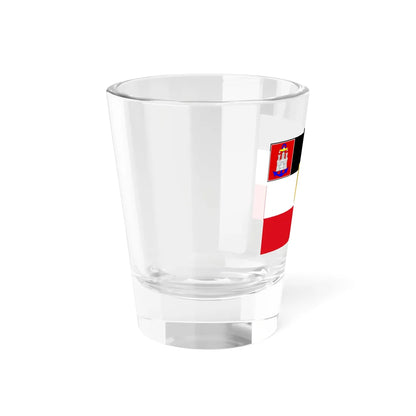 Seedienstflagge Hamburg 1921 (Germany) Shot Glass 1.5oz - Go Mug Yourself