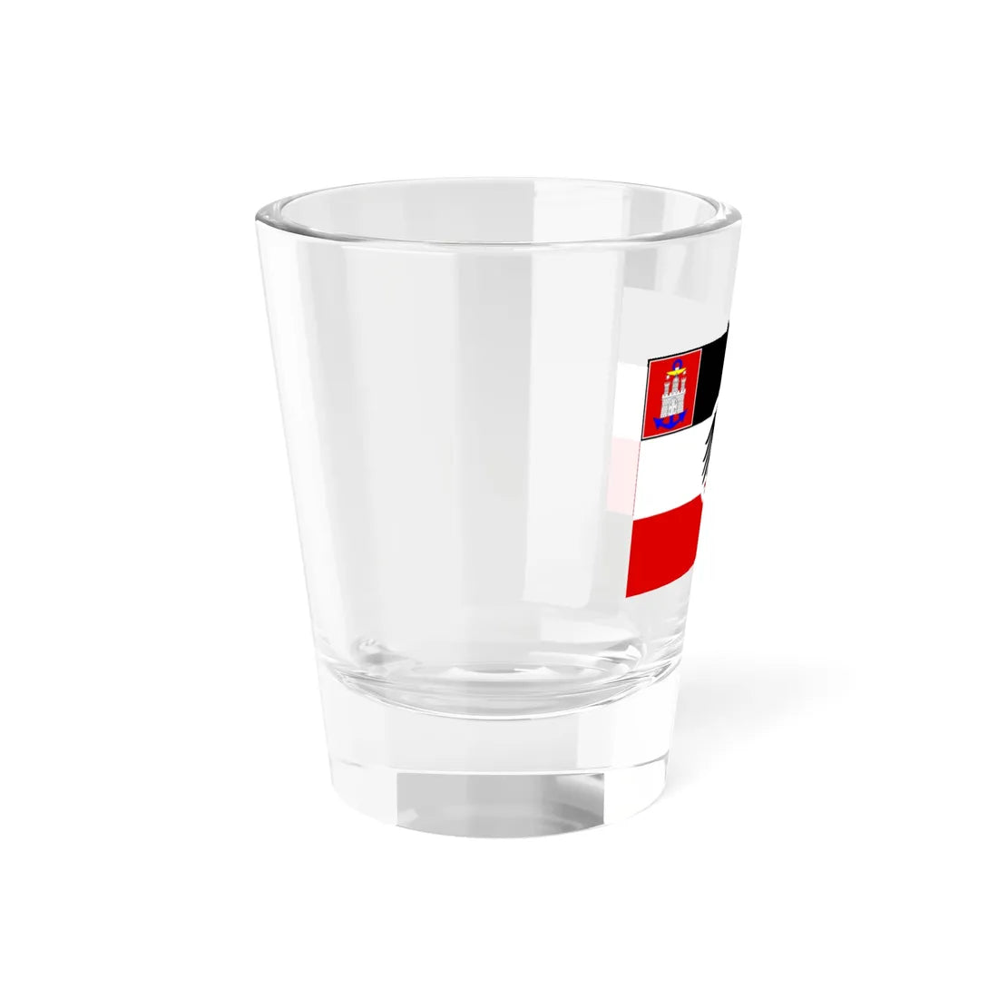 Seedienstflagge Hamburg 1934-1935 (Germany) Shot Glass 1.5oz - Go Mug Yourself