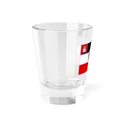 Seedienstflagge Hamburg 1934-1935 (Germany) Shot Glass 1.5oz - Go Mug Yourself