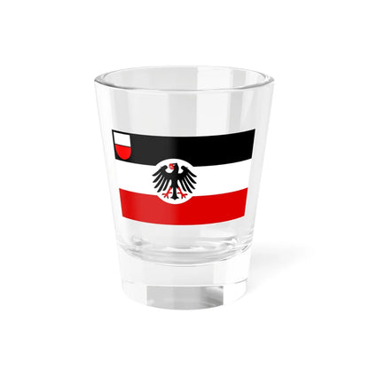 Seedienstflagge Lübeck 1934-1935 (Germany) Shot Glass 1.5oz 1.5oz - Go Mug Yourself