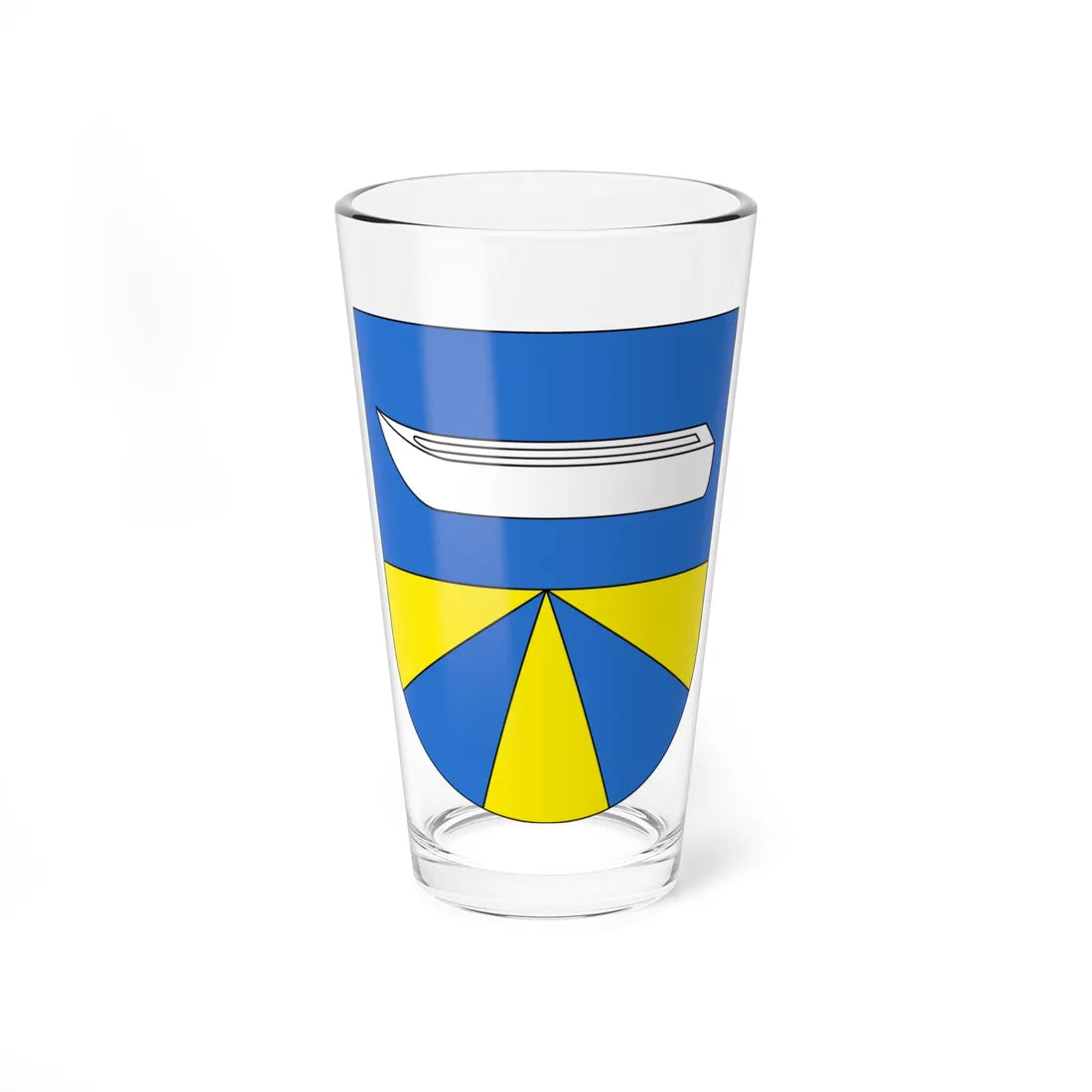 Seegräben-blazon (Switzerland) (Coat of Arms) Pint Glass 16oz 16oz - Go Mug Yourself