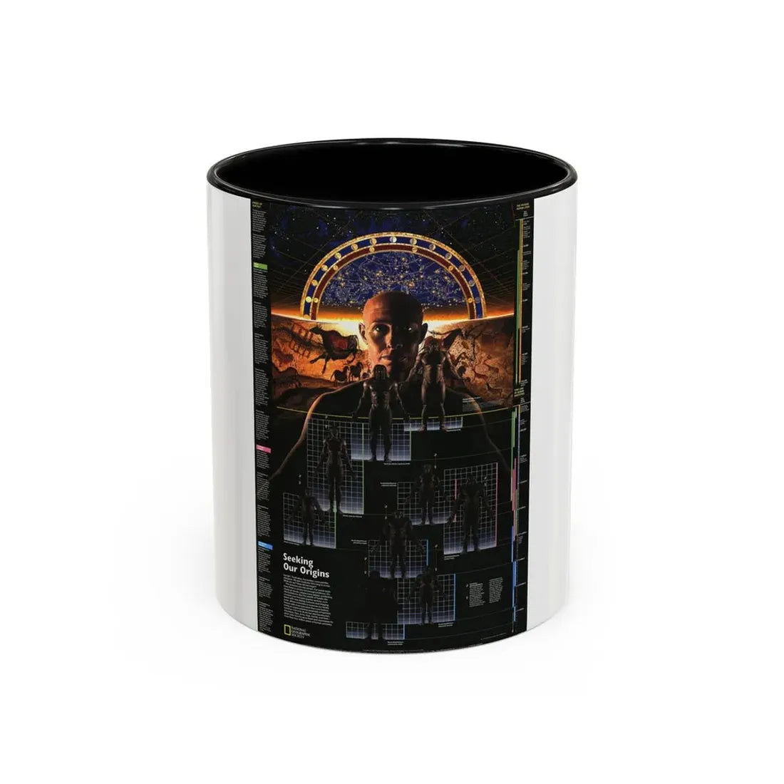 Seeking Our Origins (1997) (Map) Accent Coffee Mug 11oz Black - Go Mug Yourself