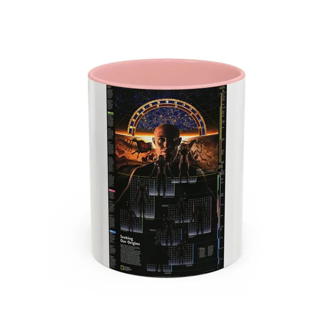 Seeking Our Origins (1997) (Map) Accent Coffee Mug 11oz Pink - Go Mug Yourself