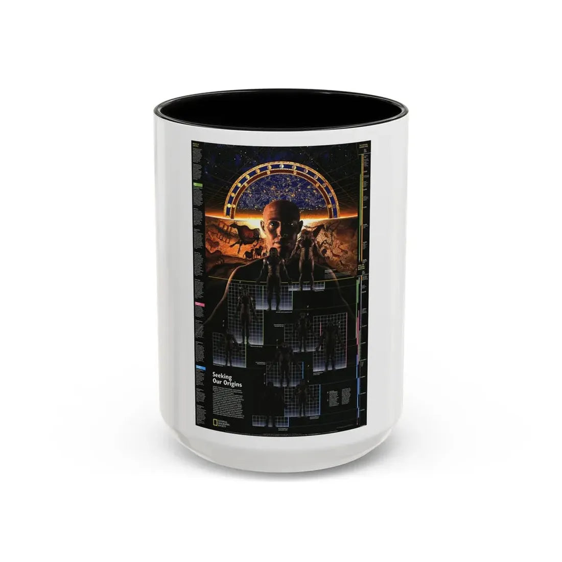 Seeking Our Origins (1997) (Map) Accent Coffee Mug 15oz Black - Go Mug Yourself