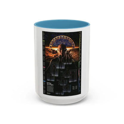 Seeking Our Origins (1997) (Map) Accent Coffee Mug 15oz Light Blue - Go Mug Yourself
