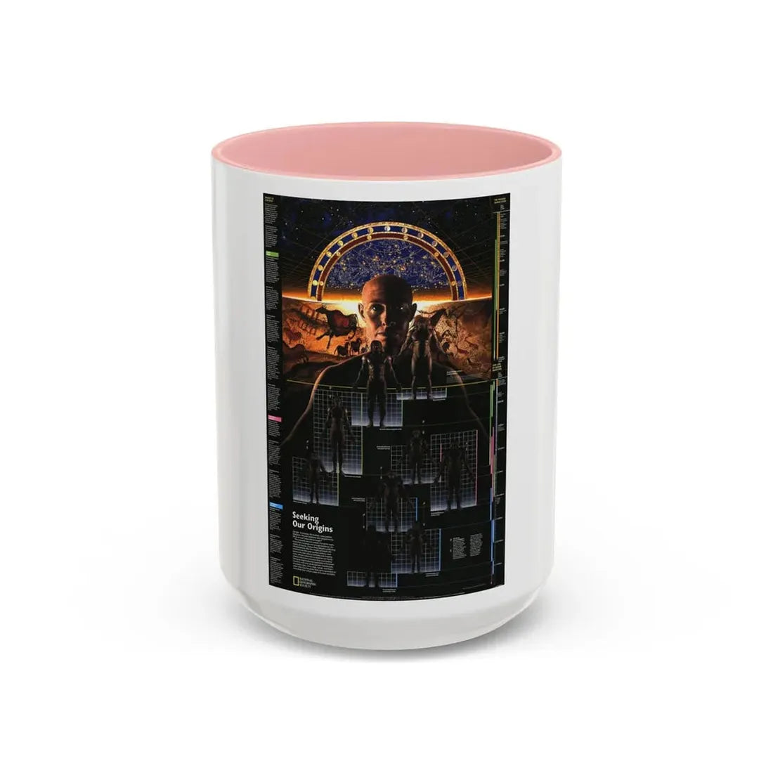 Seeking Our Origins (1997) (Map) Accent Coffee Mug 15oz Pink - Go Mug Yourself