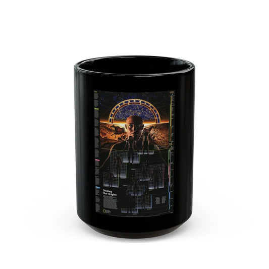 Seeking Our Origins (1997) (Map) Black Coffee Mug-15oz-Go Mug Yourself