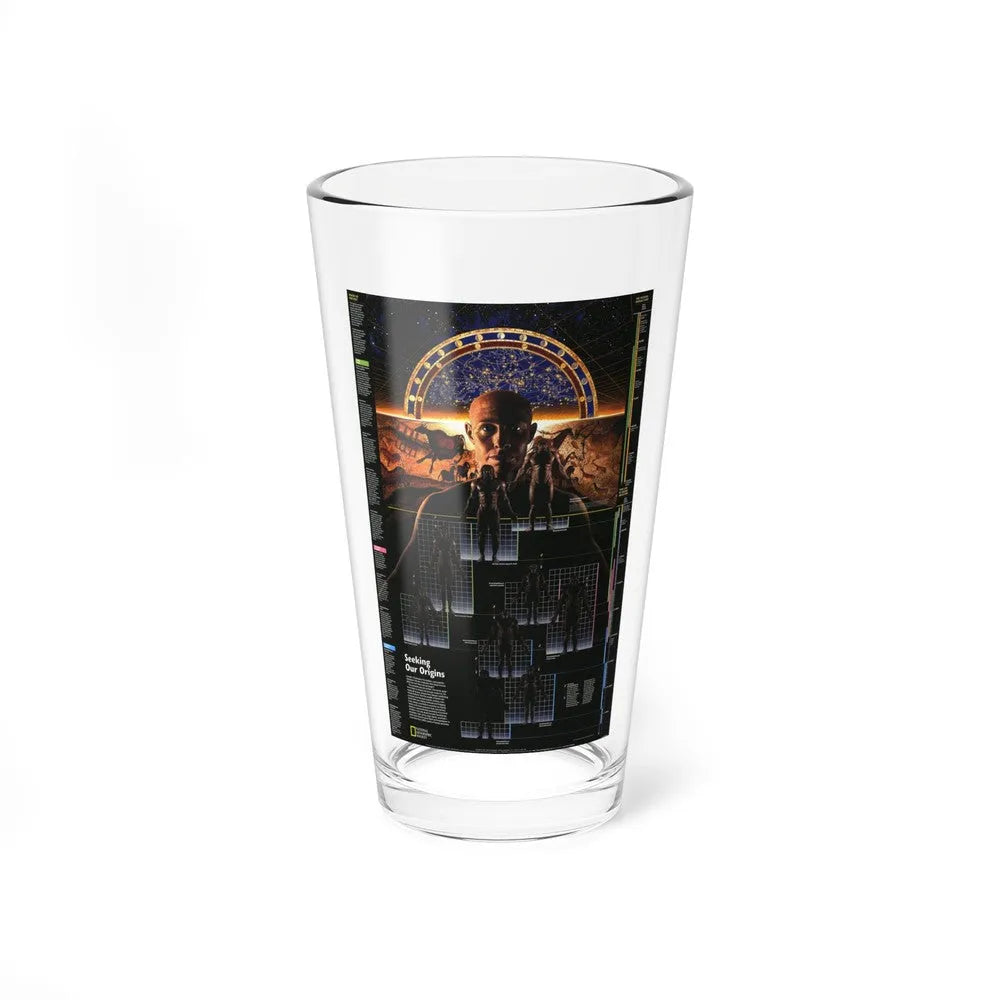 Seeking Our Origins (1997) (Map) Pint Glass 16oz-16oz-Go Mug Yourself