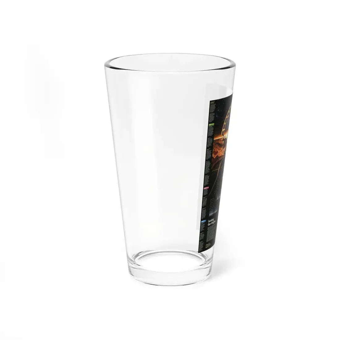 Seeking Our Origins (1997) (Map) Pint Glass 16oz - Go Mug Yourself