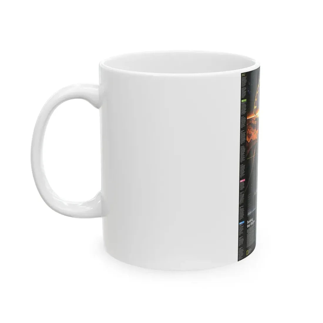 Seeking Our Origins (1997) (Map) White Coffee Mug - Go Mug Yourself
