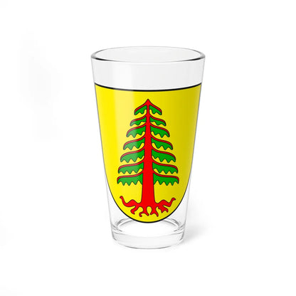 Seewis wappen (Switzerland) (Coat of Arms) Pint Glass 16oz 16oz - Go Mug Yourself