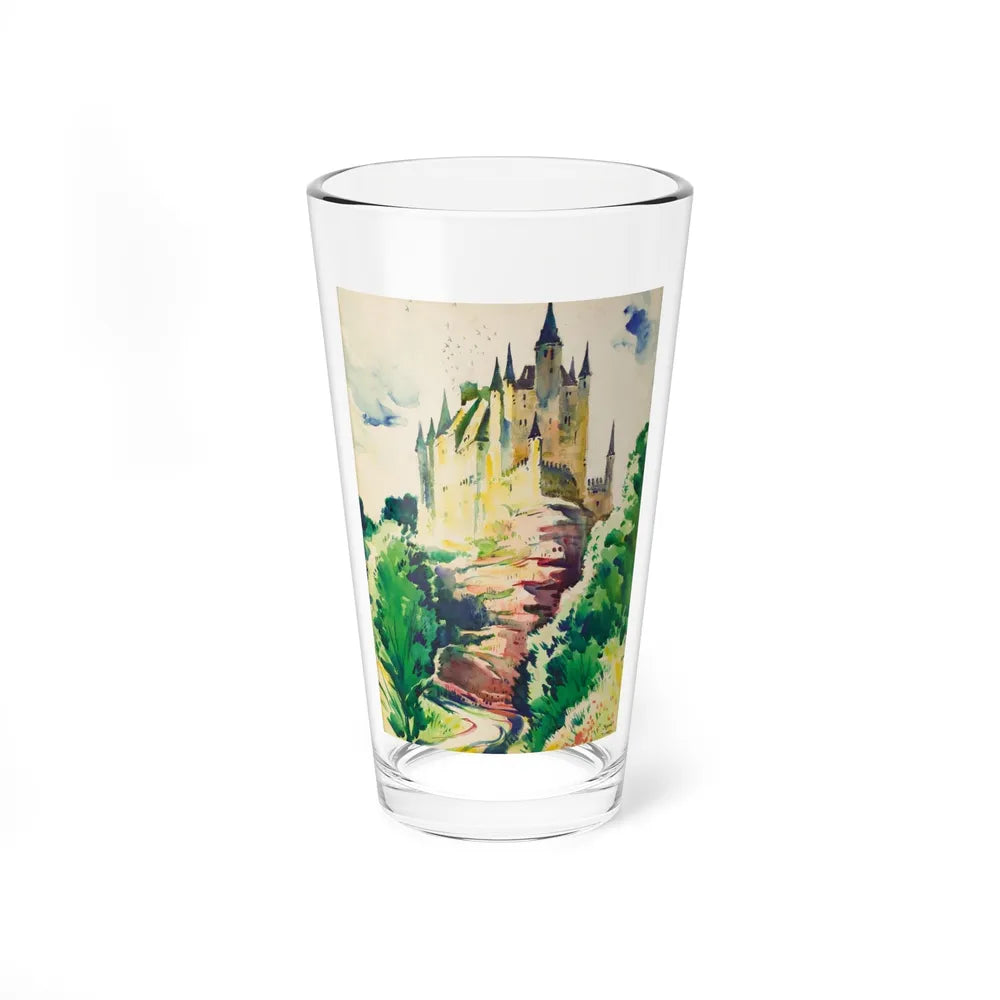 Segovia, Spain (Magazine Illustration) Pint Glass 16oz-16oz-Go Mug Yourself