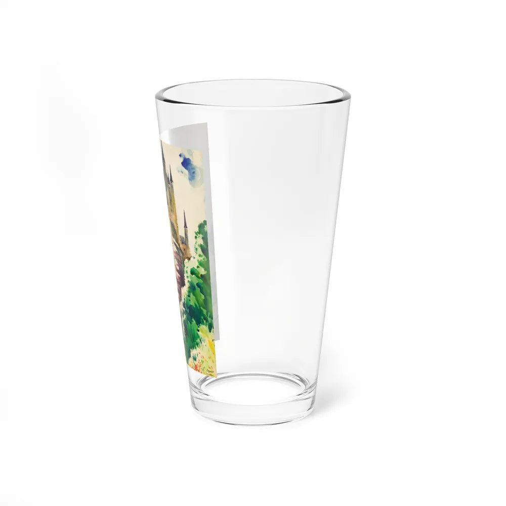 Segovia, Spain (Magazine Illustration) Pint Glass 16oz-Go Mug Yourself