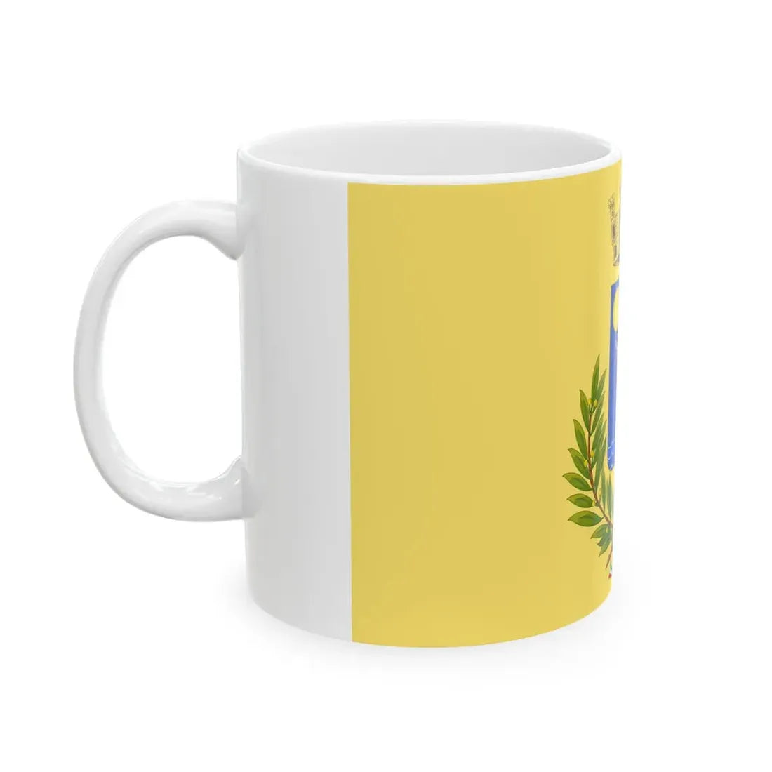 Segrate-Bandiera (Italy) White Coffee Mug - Go Mug Yourself