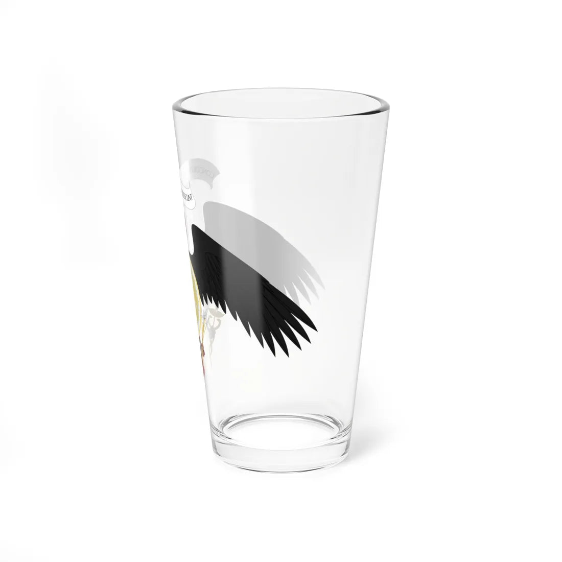 Segundo escudo de armas de la Primera República de Venezuela (Venezuela) (Coat of Arms) Pint Glass 16oz - Go Mug Yourself
