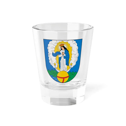 Segundo escudo de Santa Marta (Colombia) (Coat of Arms) Shot Glass 1.5oz 1.5oz - Go Mug Yourself