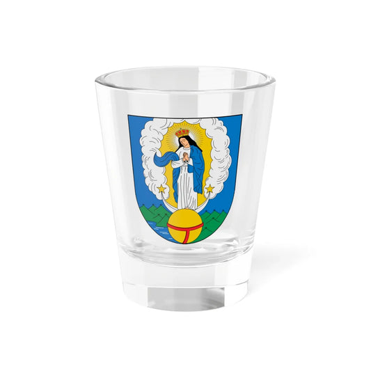 Segundo escudo de Santa Marta (Colombia) (Coat of Arms) Shot Glass 1.5oz 1.5oz - Go Mug Yourself