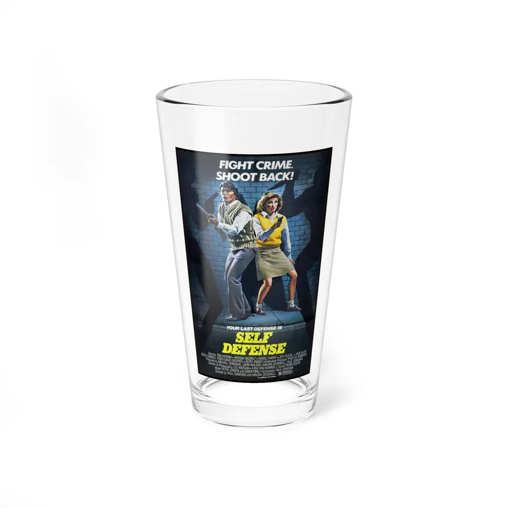 SELF DEFENSE (NIGHT WARRIORS) 1983 Movie Poster - Pint Glass 16oz-16oz-Go Mug Yourself