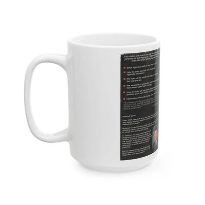 SELF HYPNOSIS (VHS COVER) - White Coffee Mug - Go Mug Yourself