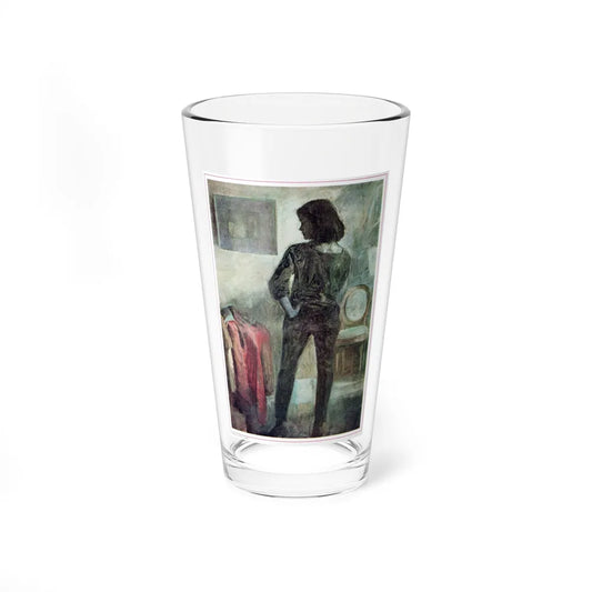 Self That Walks Like a Cat, Redbook Illustration, April 1964 (2) (Magazine Illustration) Pint Glass 16oz 16oz - Go Mug Yourself