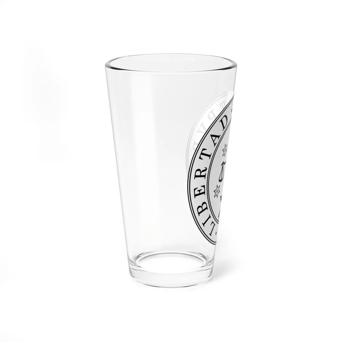 Sello de Armas de la República Oriental (Uruguay) (Coat of Arms) Pint Glass 16oz - Go Mug Yourself