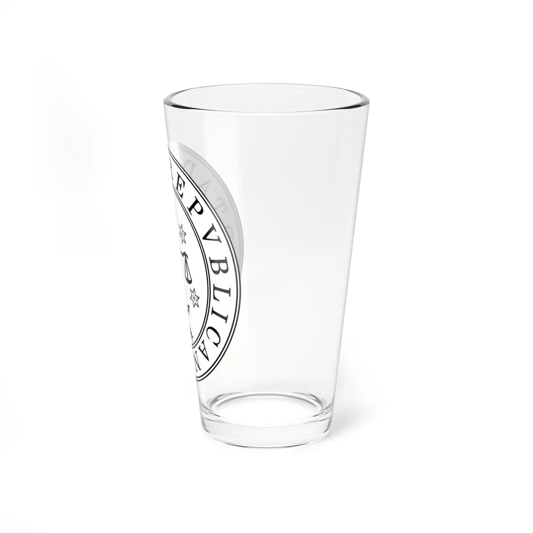 Sello de Armas de la República Oriental (Uruguay) (Coat of Arms) Pint Glass 16oz - Go Mug Yourself