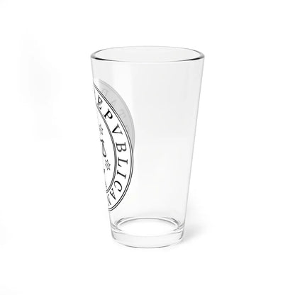 Sello de Armas de la República Oriental (Uruguay) (Coat of Arms) Pint Glass 16oz - Go Mug Yourself