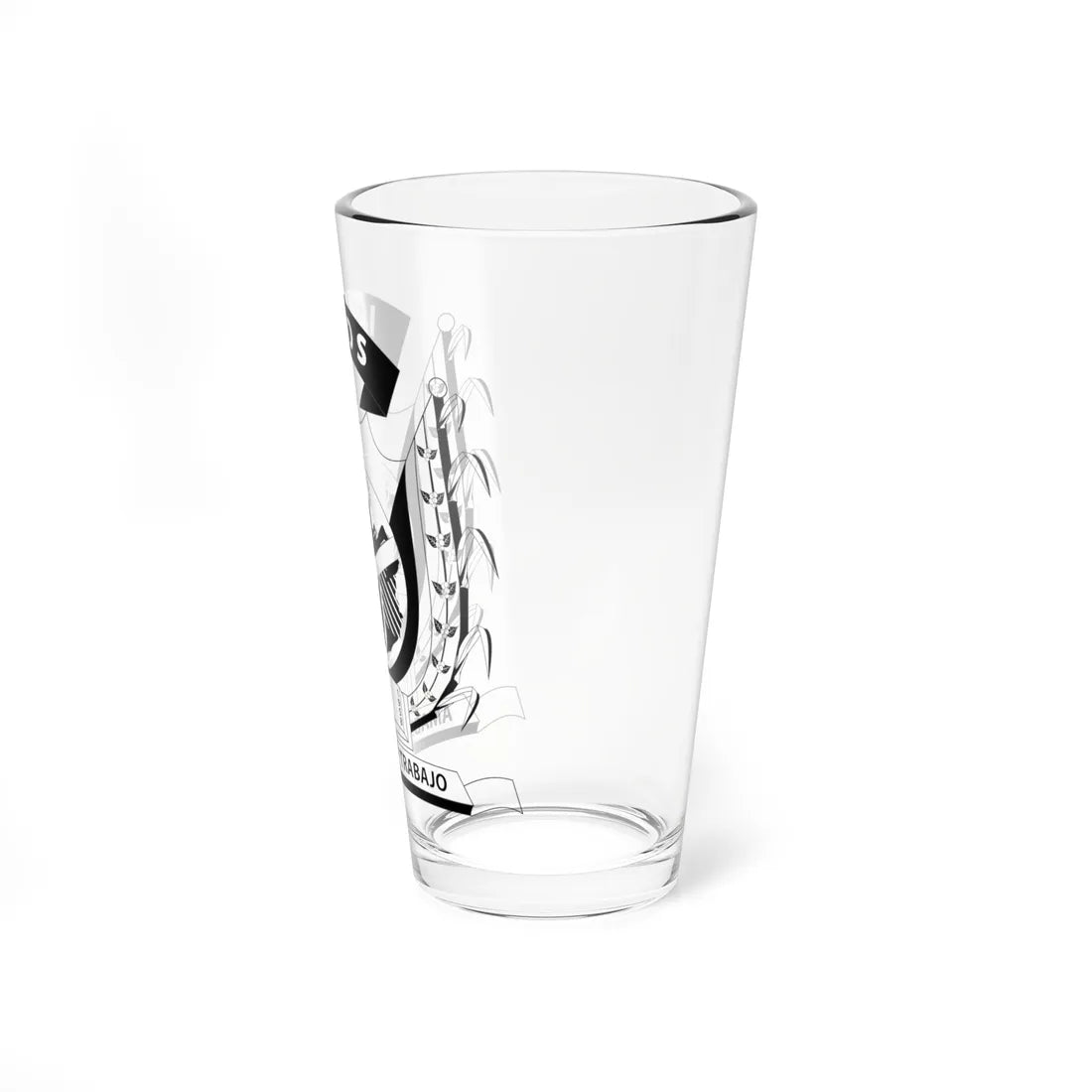 Sello de Isnos (Colombia) (Coat of Arms) Pint Glass 16oz - Go Mug Yourself