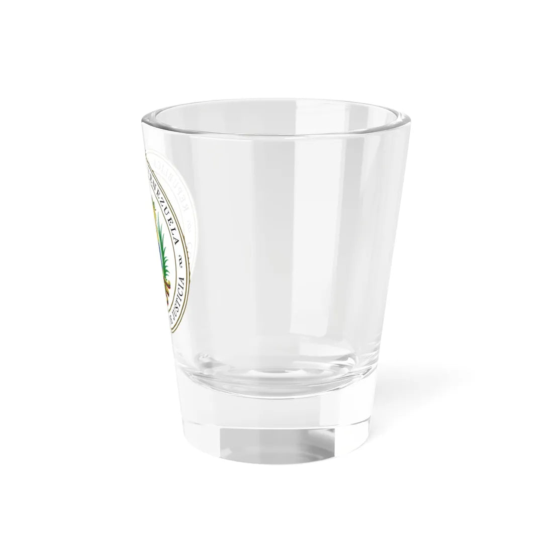 Sello de la Corte Suprema de la República de Venezuela (Venezuela) (Coat of Arms) Shot Glass 1.5oz - Go Mug Yourself