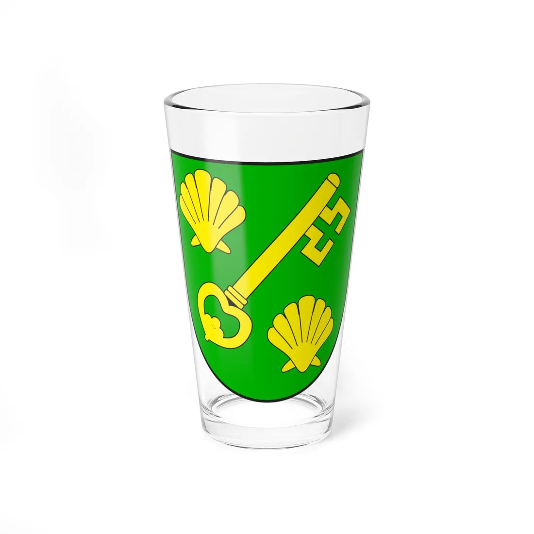 Selma wappen (Switzerland) (Coat of Arms) Pint Glass 16oz 16oz - Go Mug Yourself