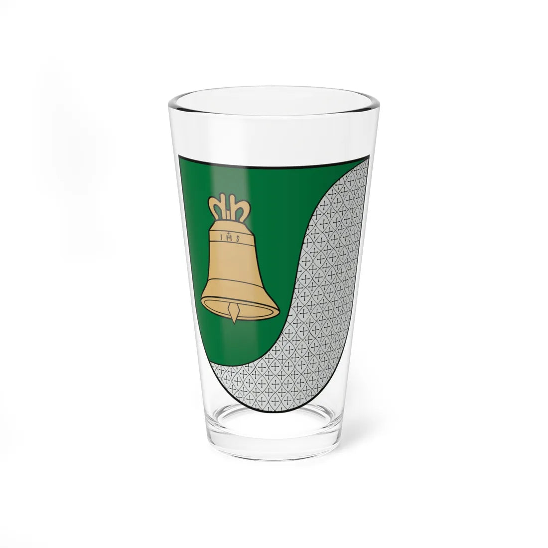 Semeliškių herbas (Lithuania) (Coat of Arms) Pint Glass 16oz 16oz - Go Mug Yourself