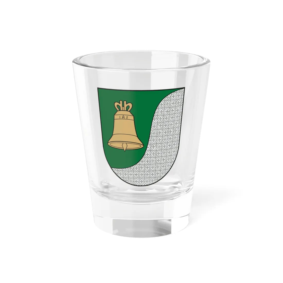 Semeliškių herbas (Lithuania) (Coat of Arms) Shot Glass 1.5oz 1.5oz - Go Mug Yourself
