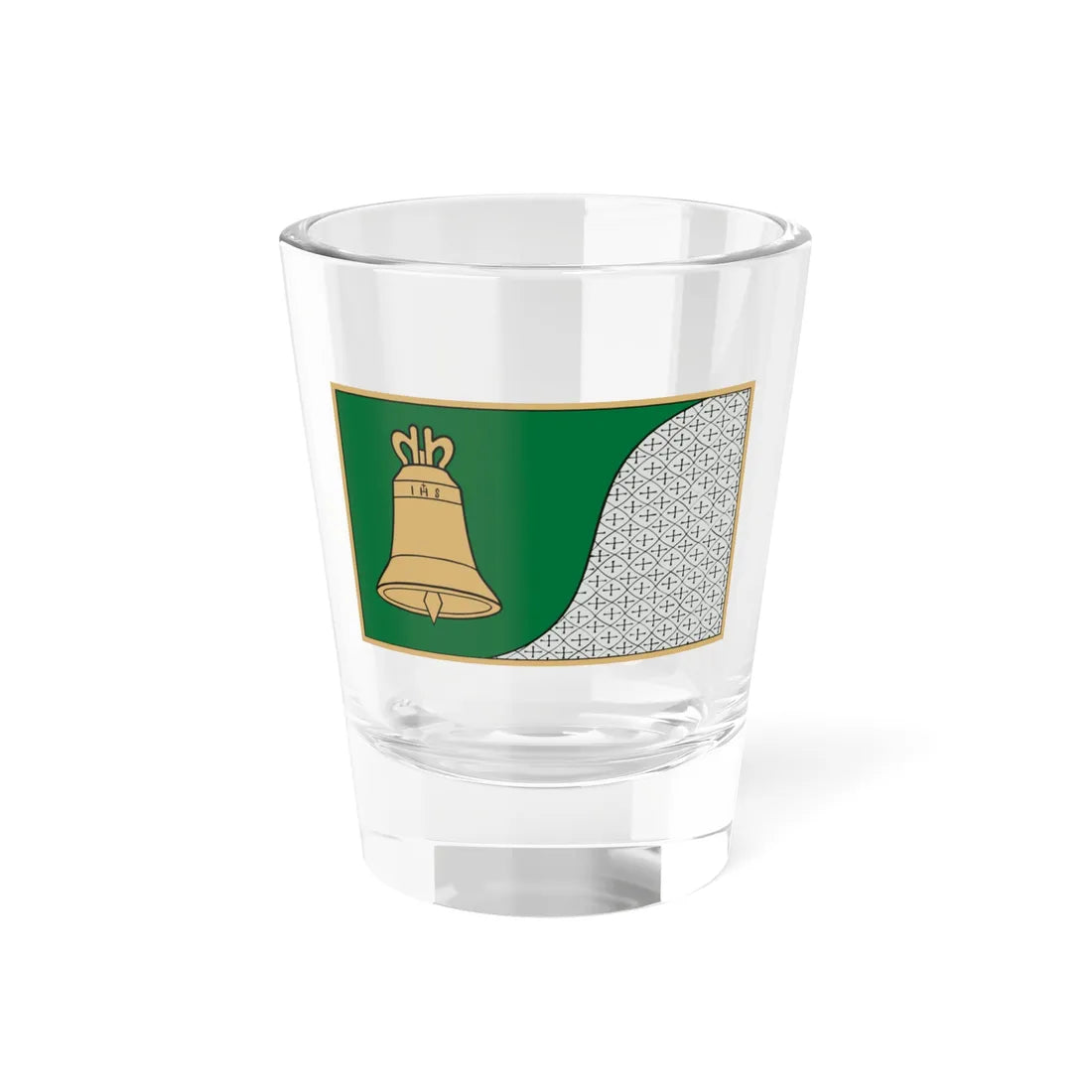 Semeliškių vėliava (Lithuania) Shot Glass 1.5oz 1.5oz - Go Mug Yourself