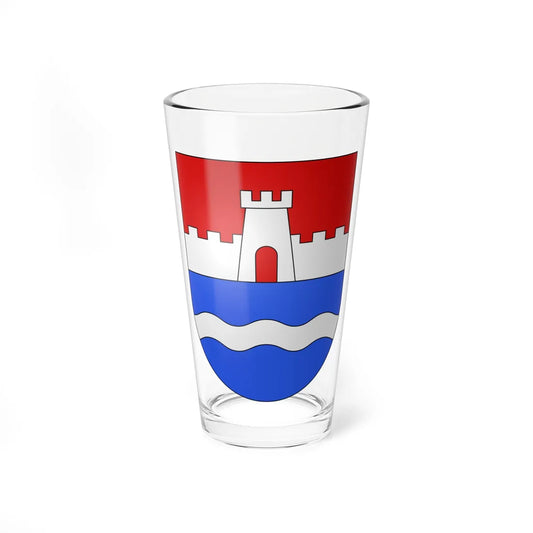 Sementina-coat of arms (Switzerland) (Coat of Arms) Pint Glass 16oz 16oz - Go Mug Yourself