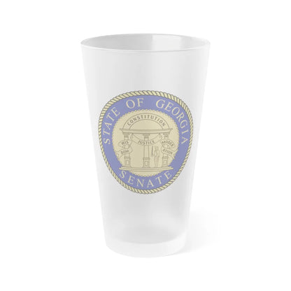 Senate Georgia - Frosted Pint Glass 16oz-16oz-Frosted-Go Mug Yourself