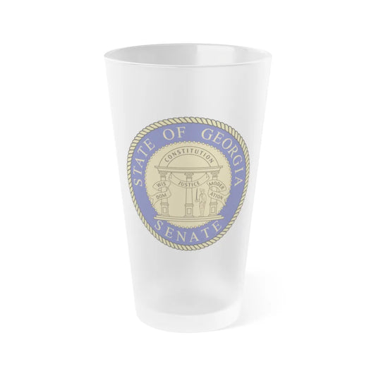 Senate Georgia - Frosted Pint Glass 16oz-16oz-Frosted-Go Mug Yourself