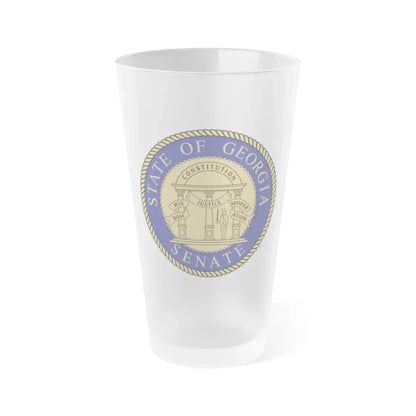 Senate Georgia - Frosted Pint Glass 16oz 16oz Frosted - Go Mug Yourself
