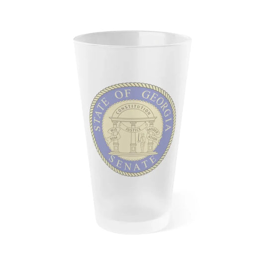 Senate Georgia - Frosted Pint Glass 16oz 16oz Frosted - Go Mug Yourself