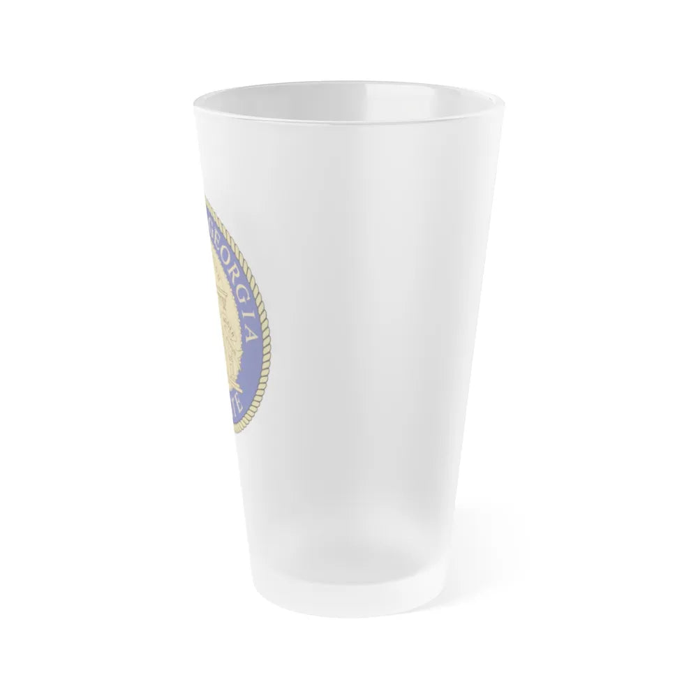 Senate Georgia - Frosted Pint Glass 16oz-Go Mug Yourself