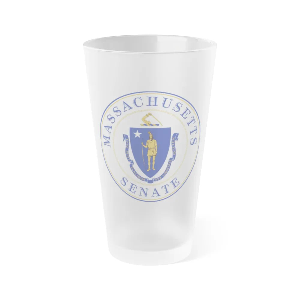 Senate of Massachusetts - Frosted Pint Glass 16oz-16oz-Frosted-Go Mug Yourself